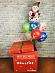 Коробка сюрприз с воздушными шарами на Новый Год №2
